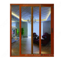 stores horizontaux portes coulissantes en verre / porte coulissante multipiste en aluminium / porte coulissante en verre à recouvrement